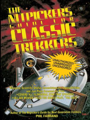 cover image of The Nitpicker's Guide for Classic Trekkers